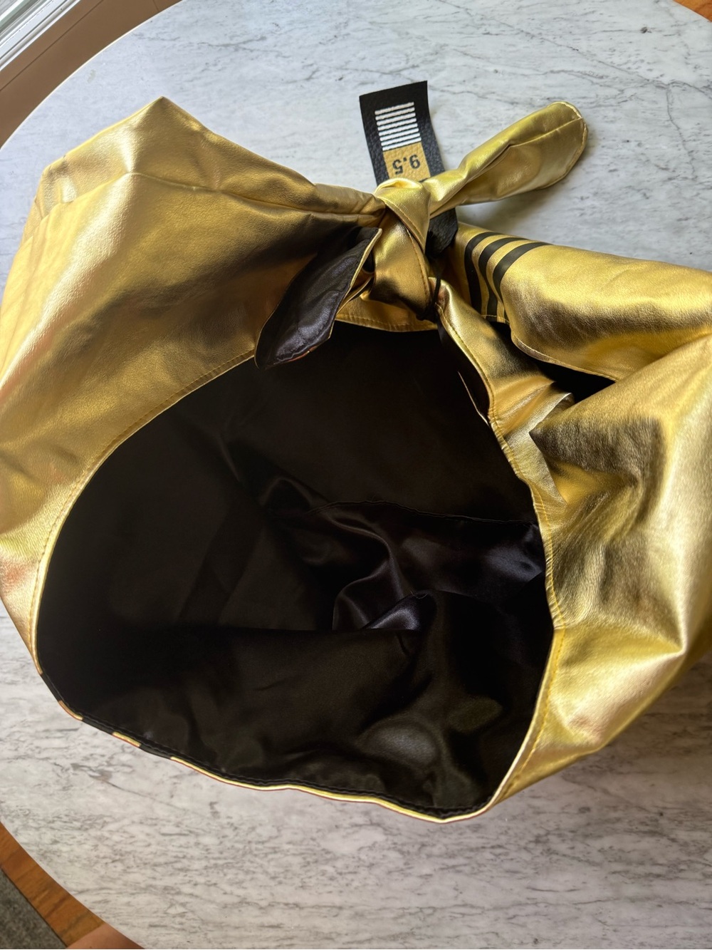 ADIDAS x AVAVAV Rare Gold and Black Hobo Shoulder Bag - Picture 7 of 9